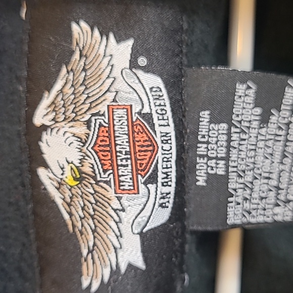 Harley Davidson Hooded Vest Vintage Biker Large - Picture 4 of 7